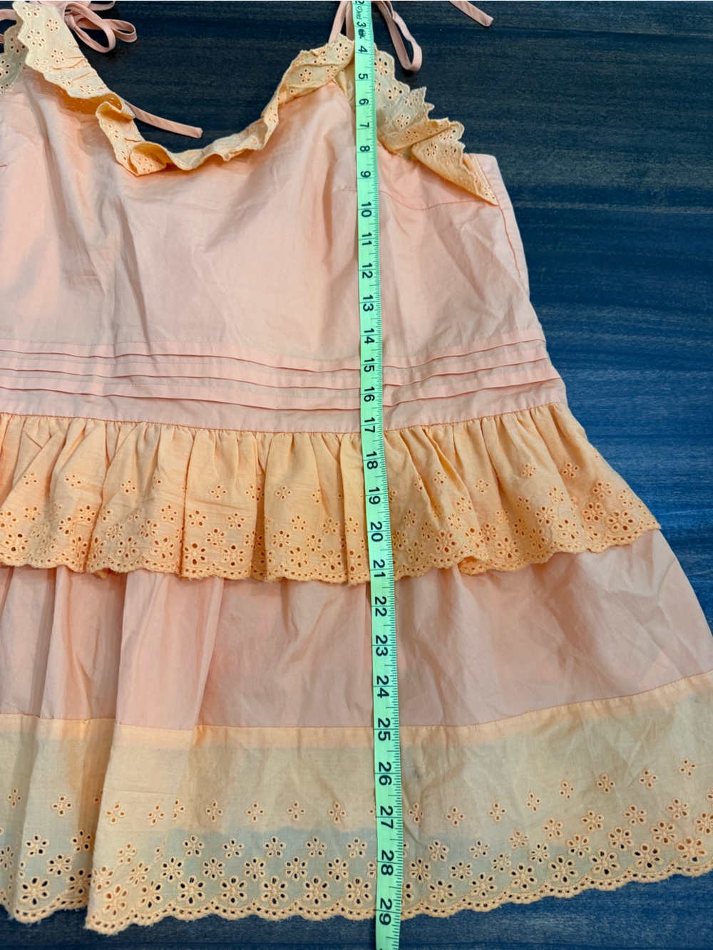 Anthropologie Mare Mare- Bright Orange Adjustable Spaghetti Strap Cami - Picture 8 of 8